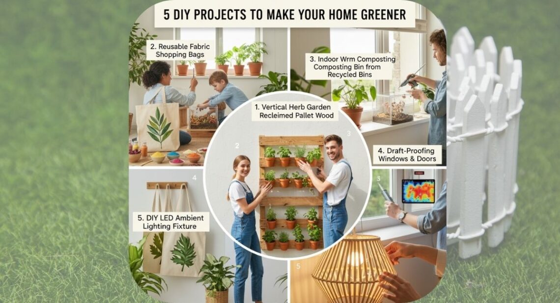 5 DIY Projects to Make Your Home Greener