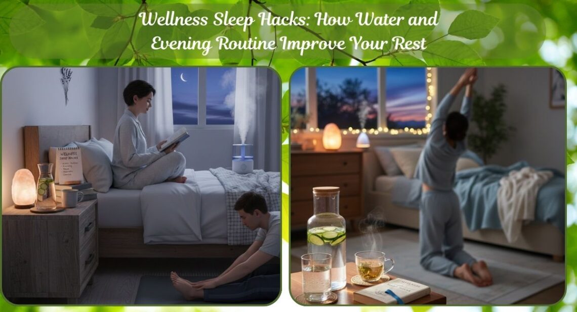 sleep-hacks-water-evening-routine