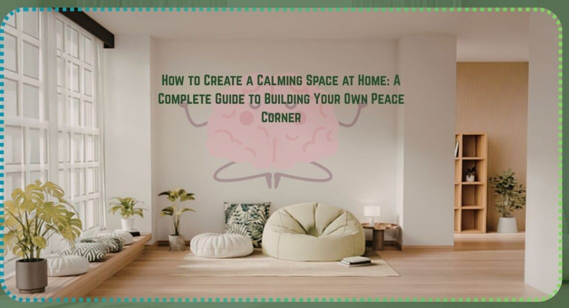 How to Create a Calming Space at Home