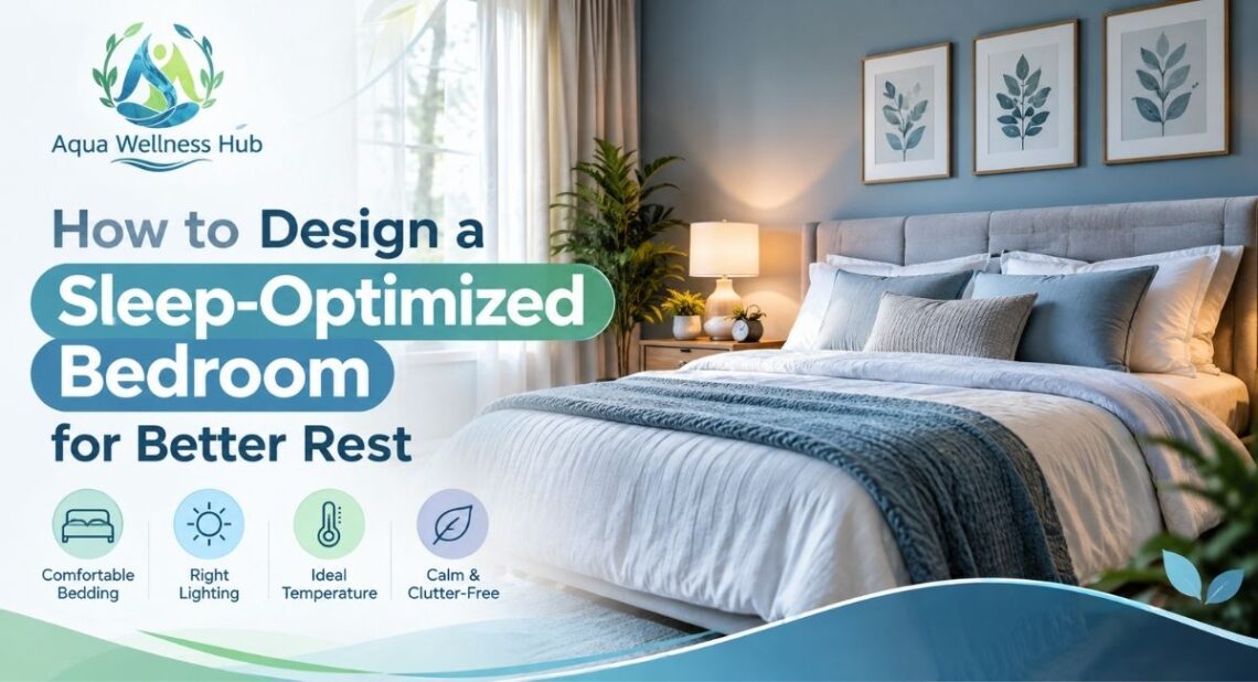 sleep optimized bedroom